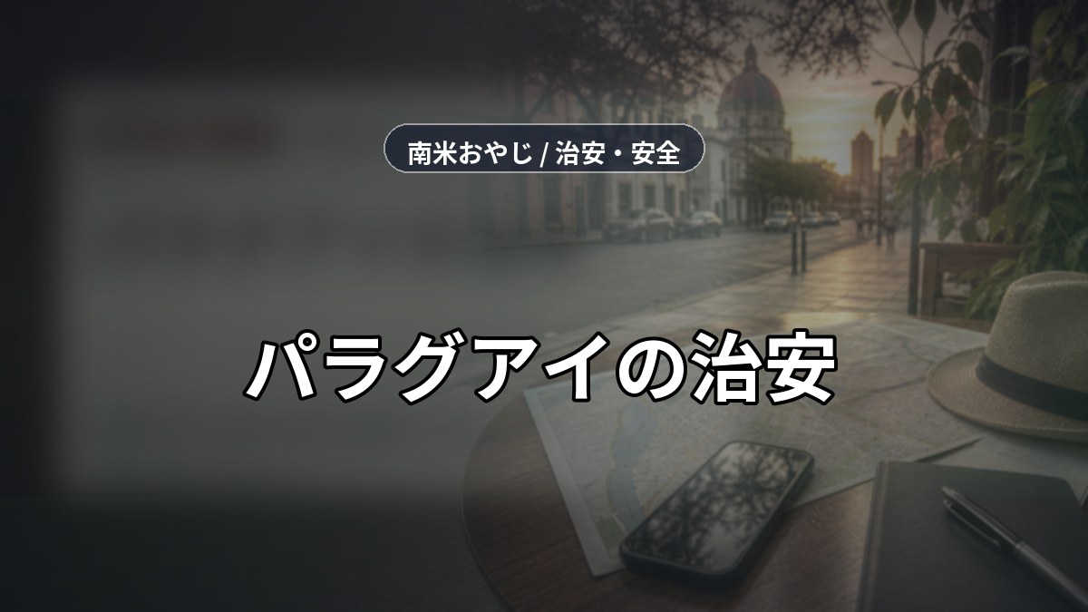 パラグアイの治安｜南米の中で安全な国の実態と注意エリア のサムネイル画像
