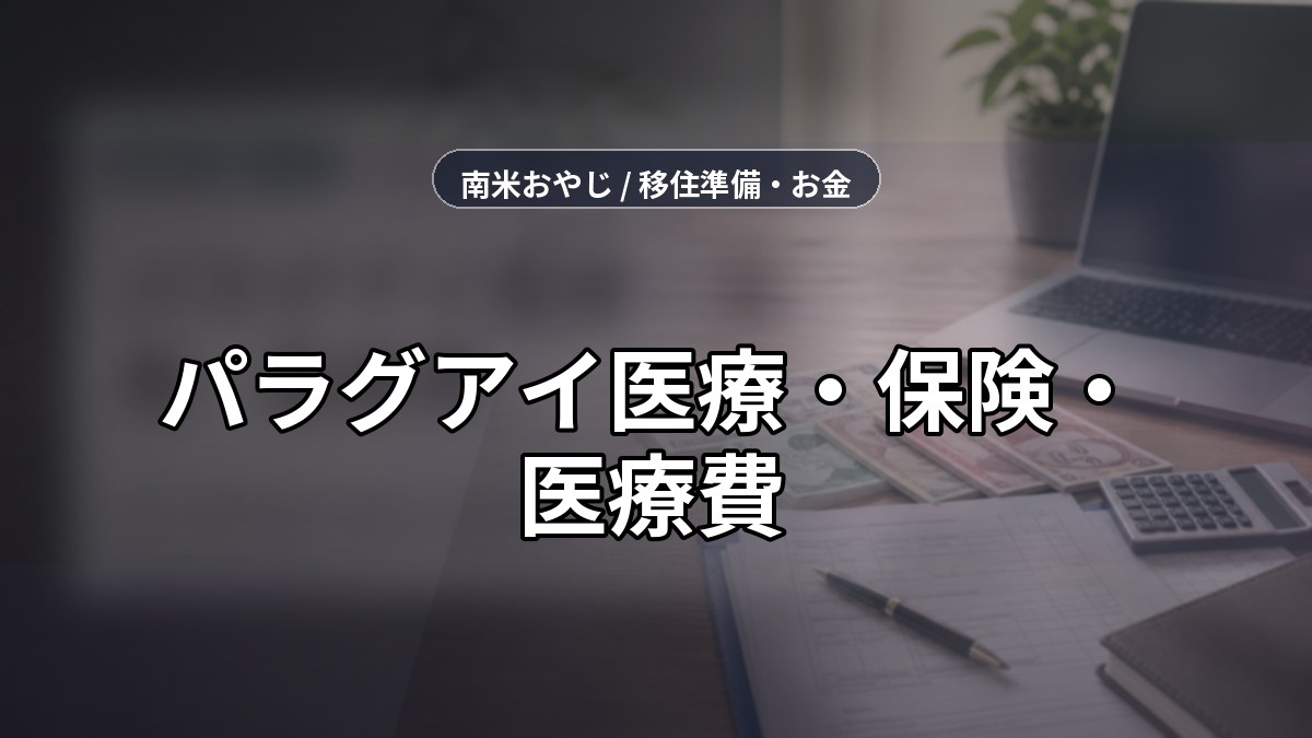 パラグアイ医療・保険・医療費｜IPSと民間保険の確認【2026年】 のサムネイル画像