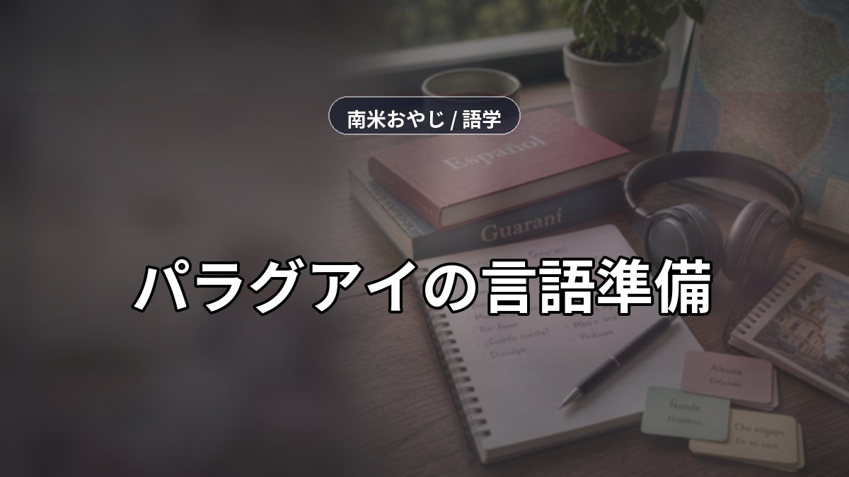 パラグアイの言語事情を在住者が解説｜スペイン語・グアラニー語・英語の通用度【2026年版】 のサムネイル画像