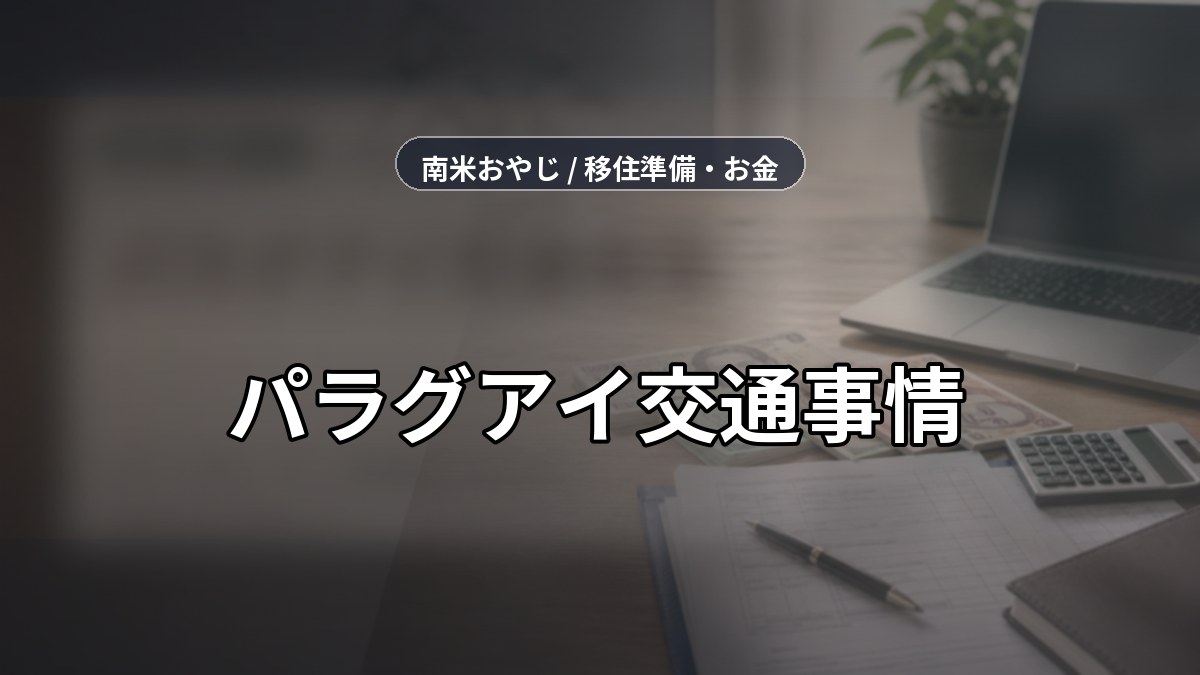 パラグアイ交通事情｜バス・Bolt・車・保険確認【2026年】 のサムネイル画像