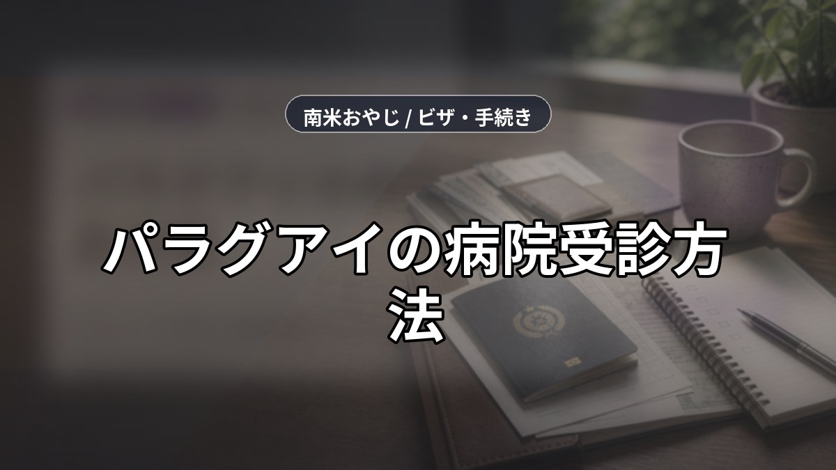 パラグアイの病院受診方法｜クリニック予約と通訳準備【2026年】 のサムネイル画像